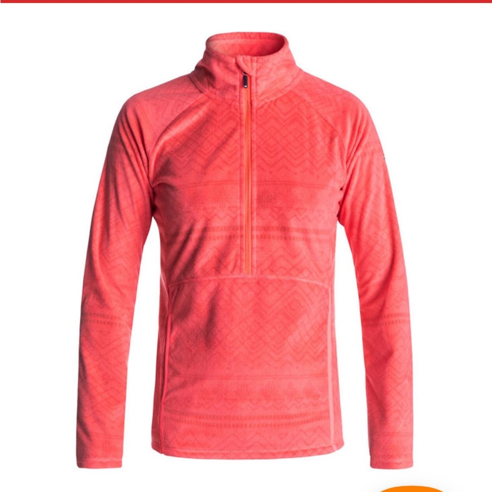 ROXY 1/2 Zip Fleece Shirt S 💜
